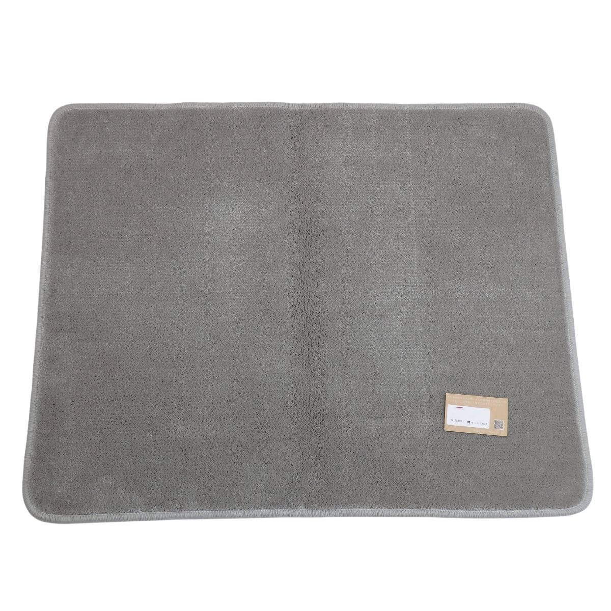 シルバーグレーの大判バス洗面台マット