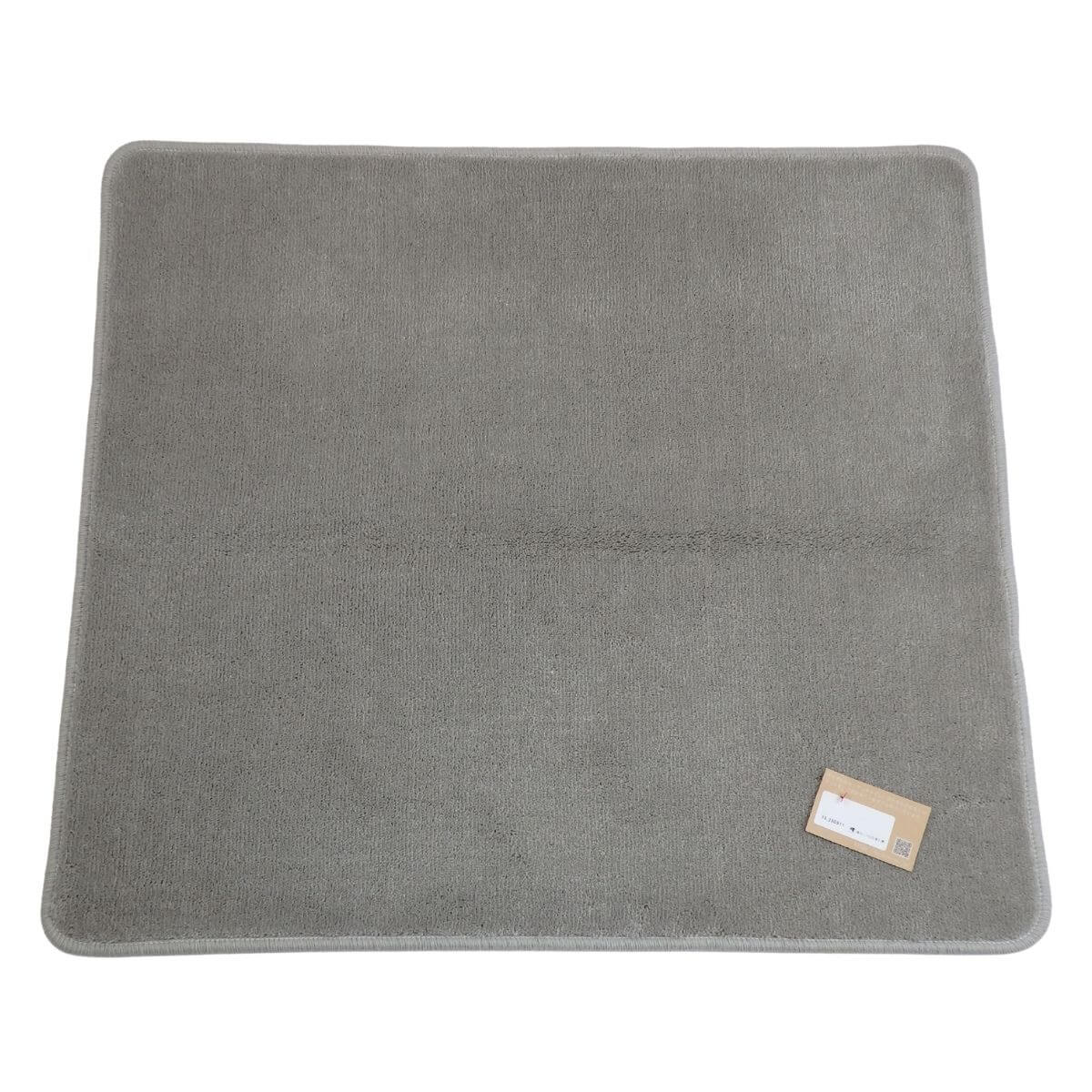 シルバーグレーの大判バス洗面台マット