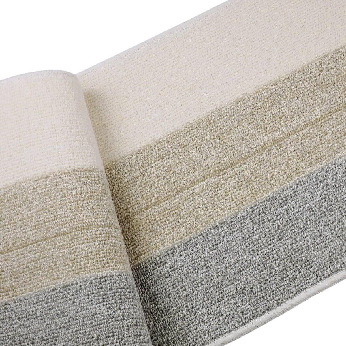 試作品の織りキズのキッチンマット