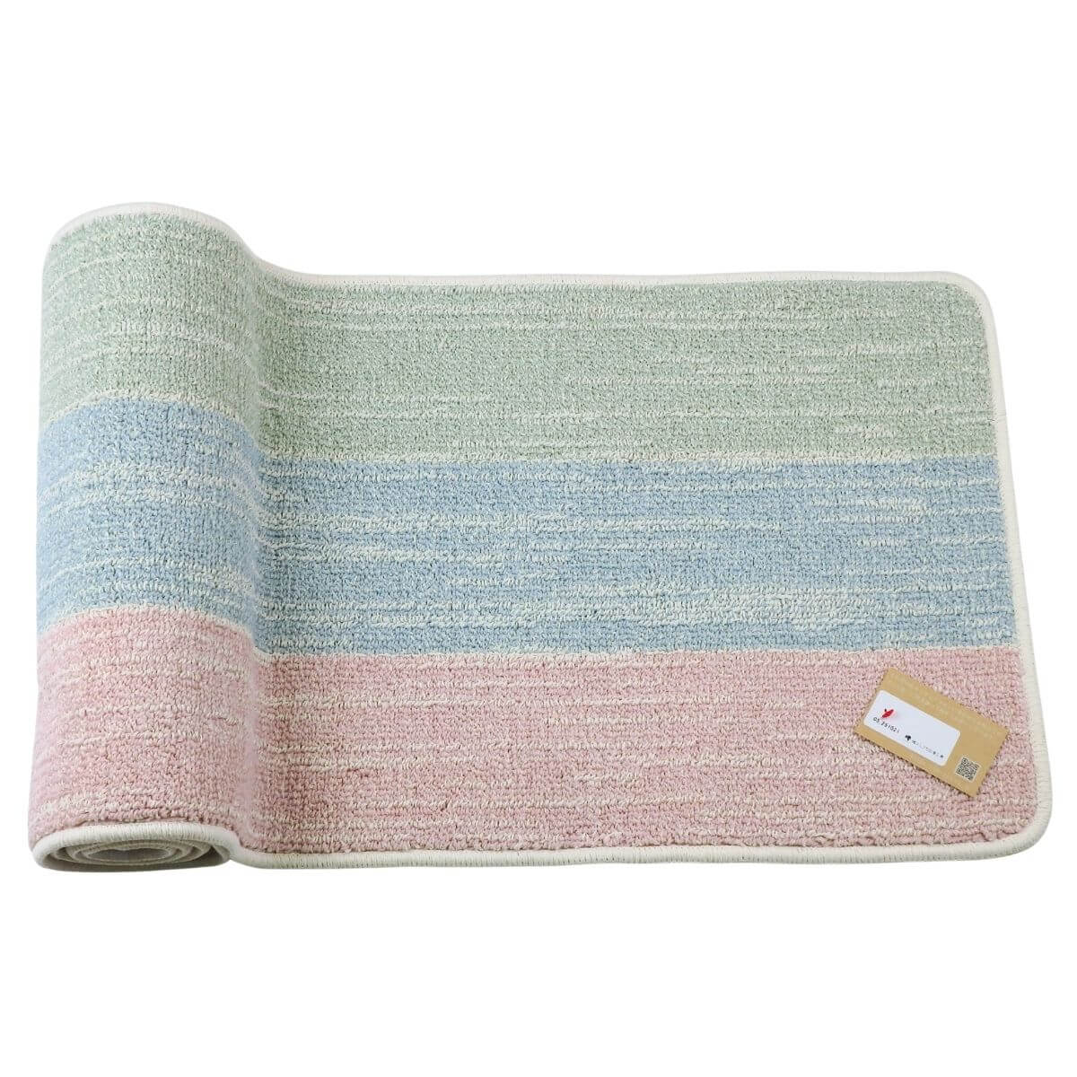 さわやかな印象のキッチンマット