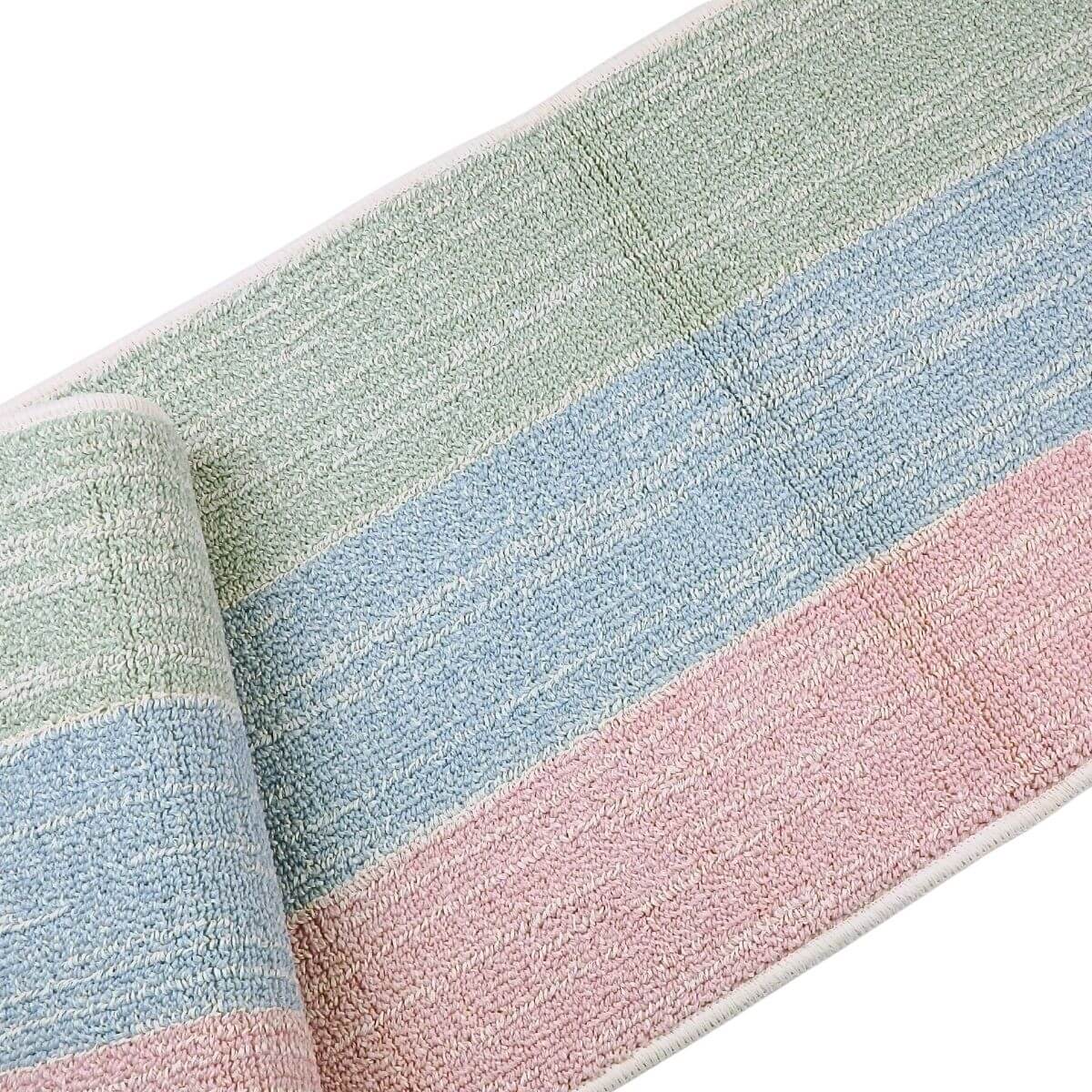 試作品の織りキズのキッチンマット