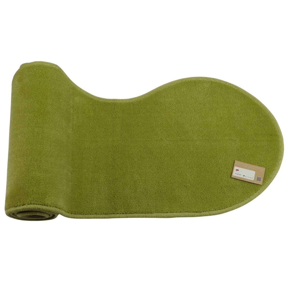 ピーナッツ型・ピスタチオ色キッチンマット