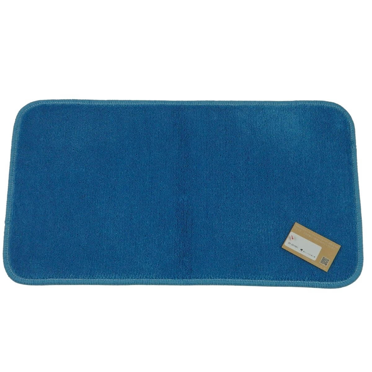 ブルーの洗面台マット