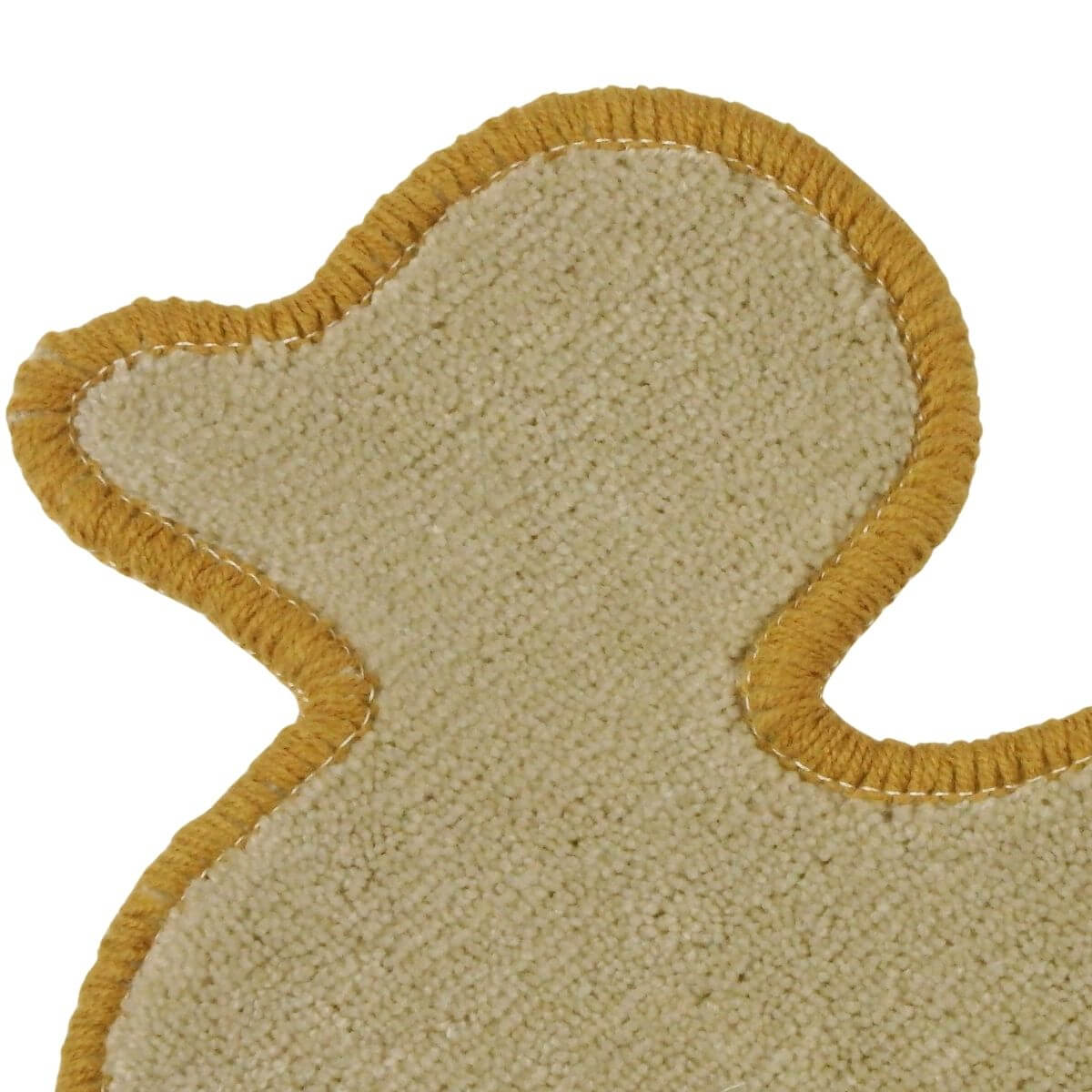 ベージュのあひるのマット