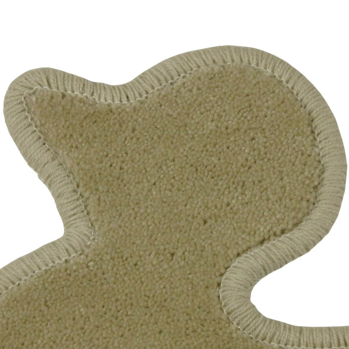 ベージュのあひるのマット