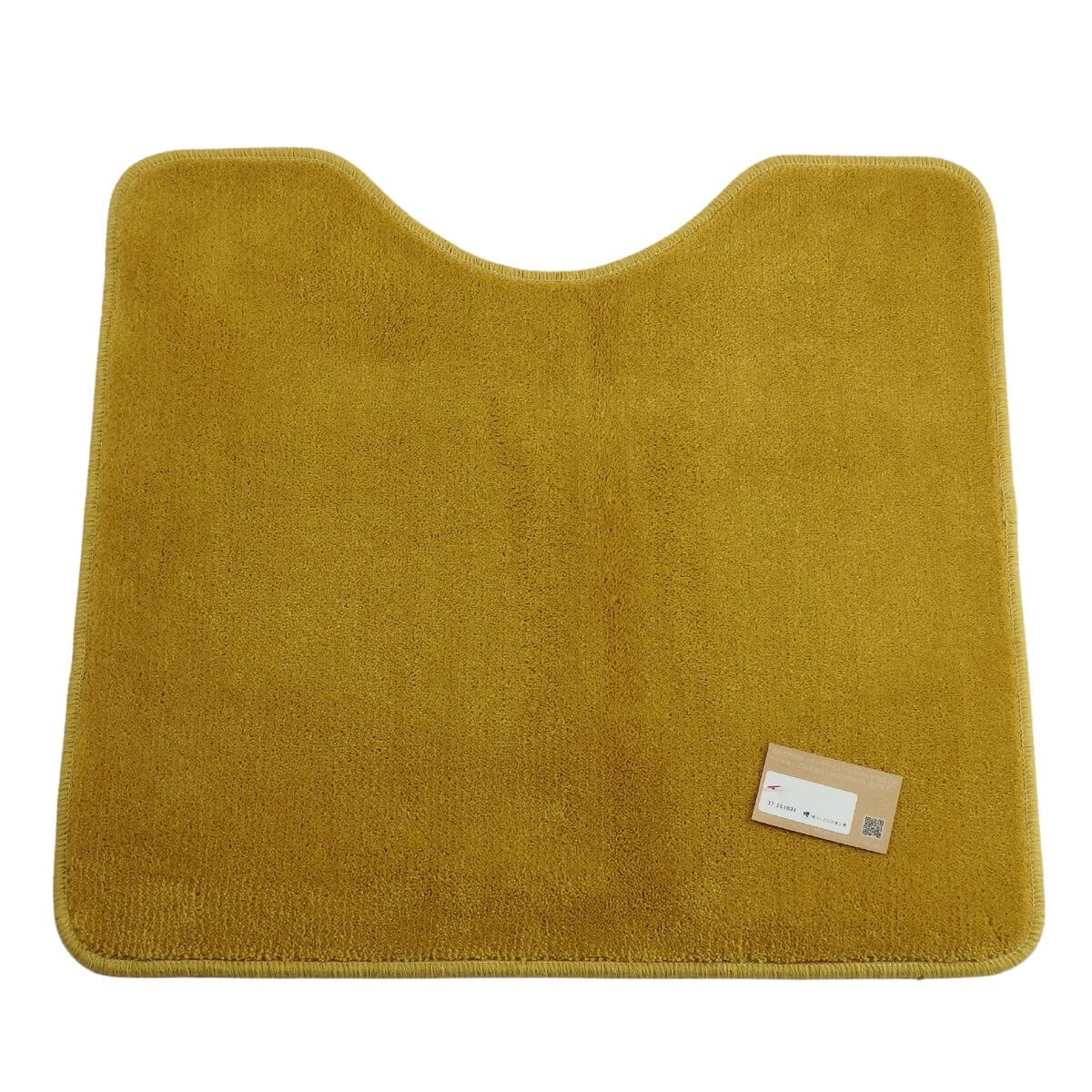 ゴールド色のトイレマット