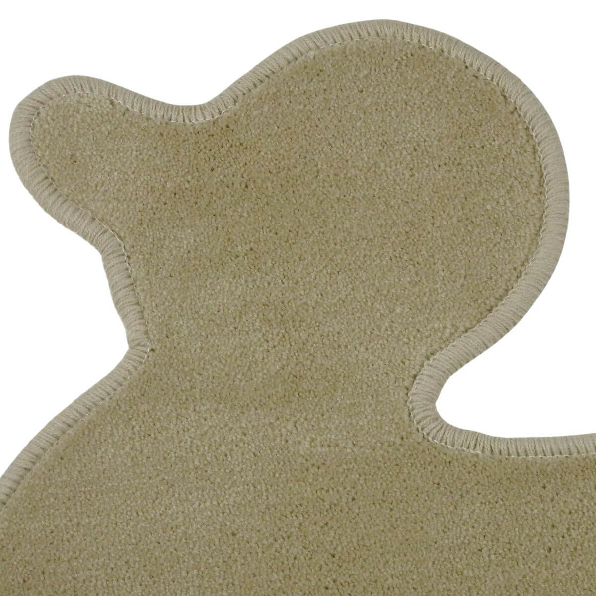 ベージュのあひるのマット