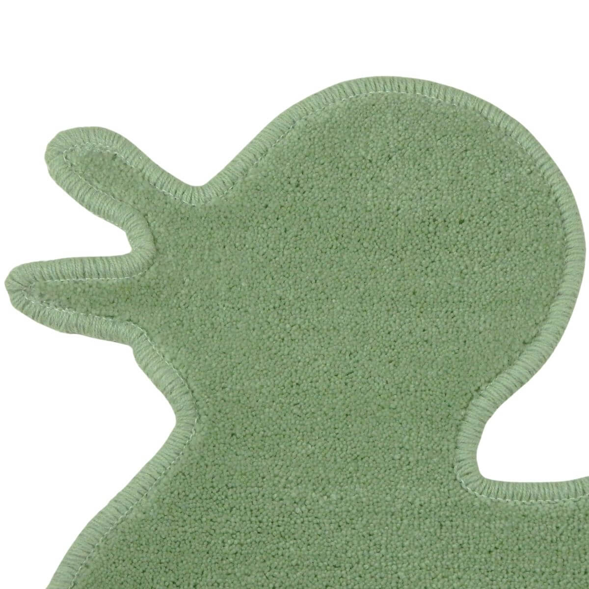 濃グレーのかわいいあひるのマット