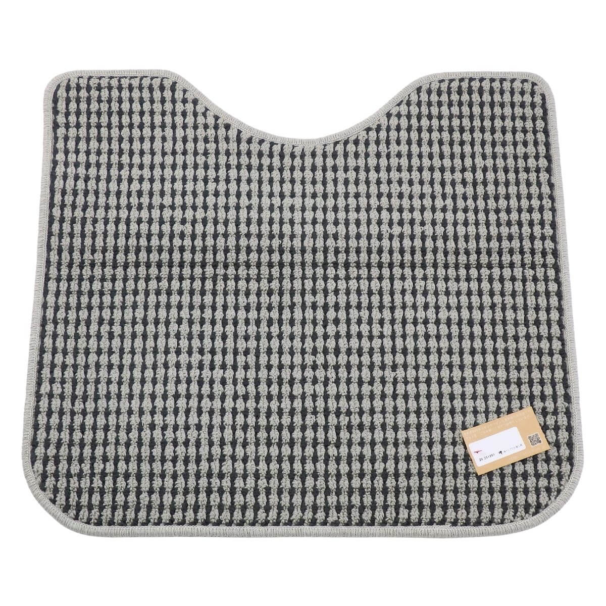 英国調チェスターグレー配色日本製トイレマット