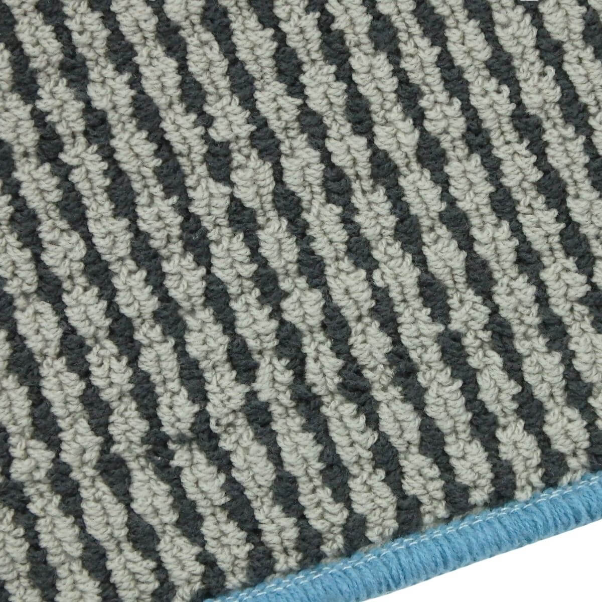 長方形、英国調チェスターグレー配色日本製マット