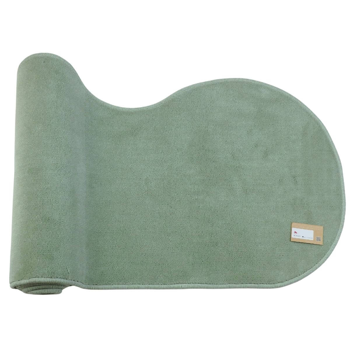 ピーナッツ型キッチンマット・アッシュミント