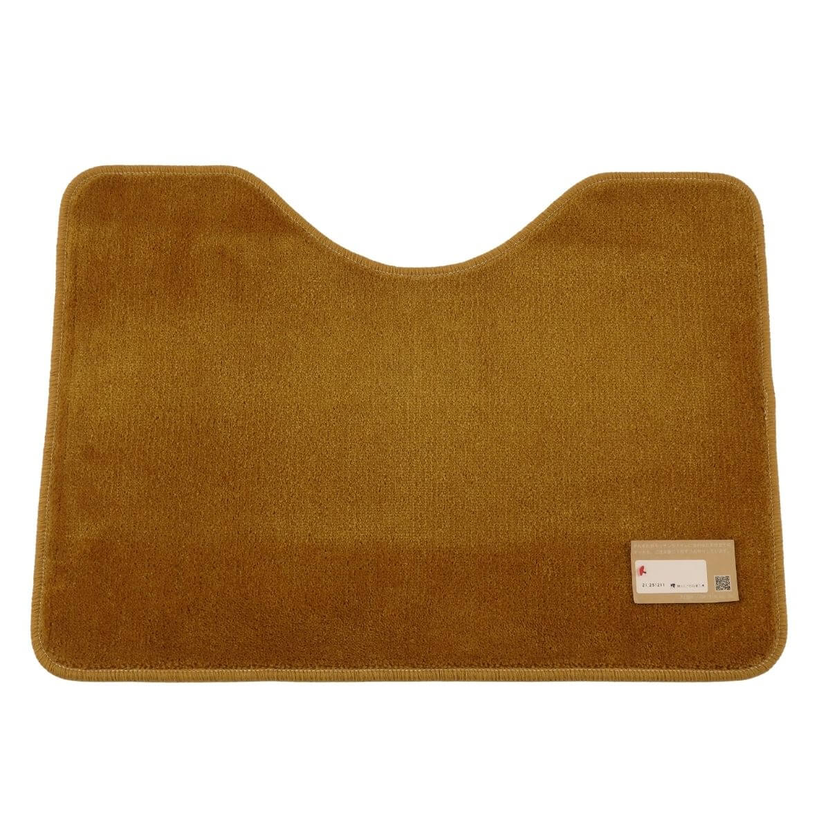 標準くりぬき、オーカ色のトイレマット