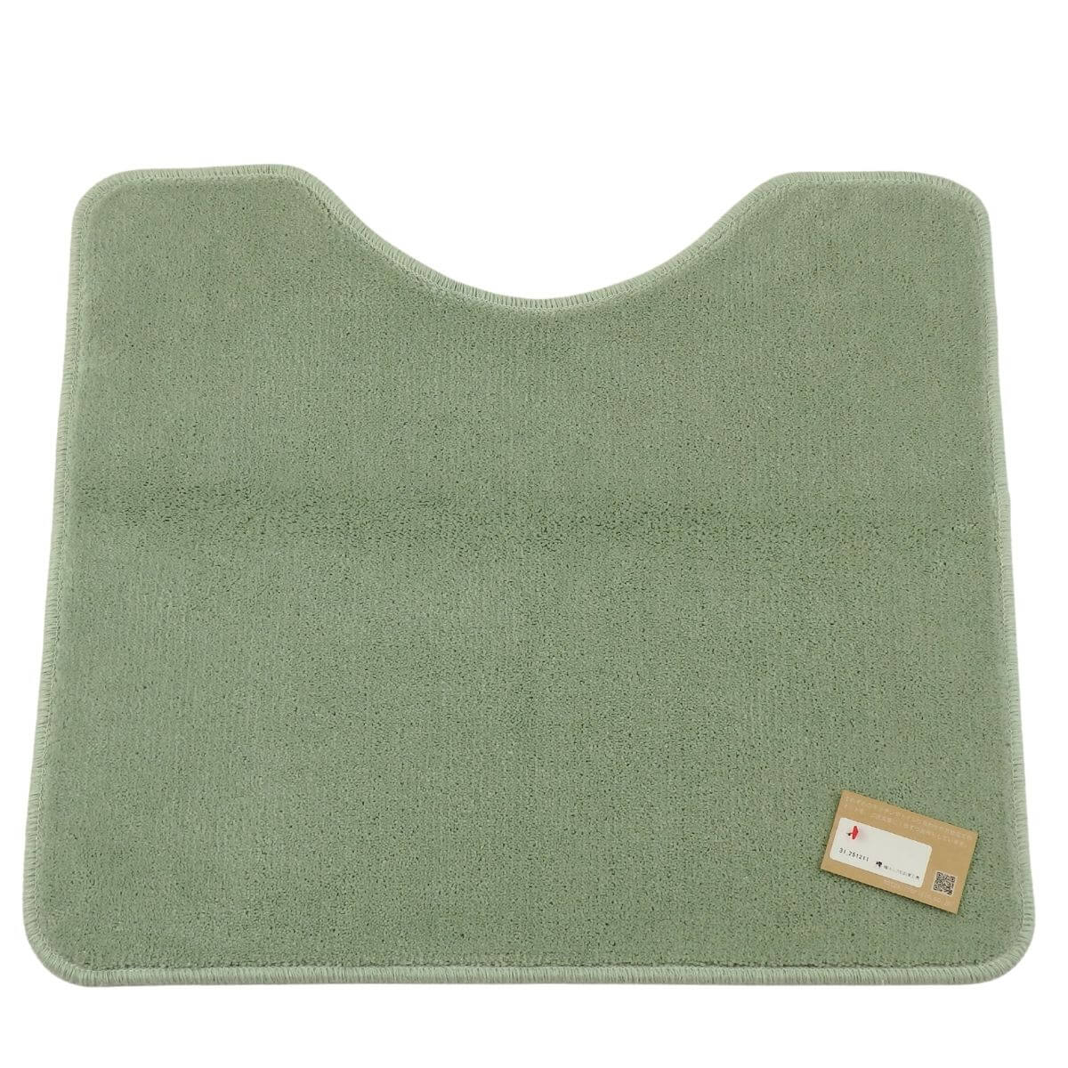 標準くりぬき、アッシュミント色のトイレマット