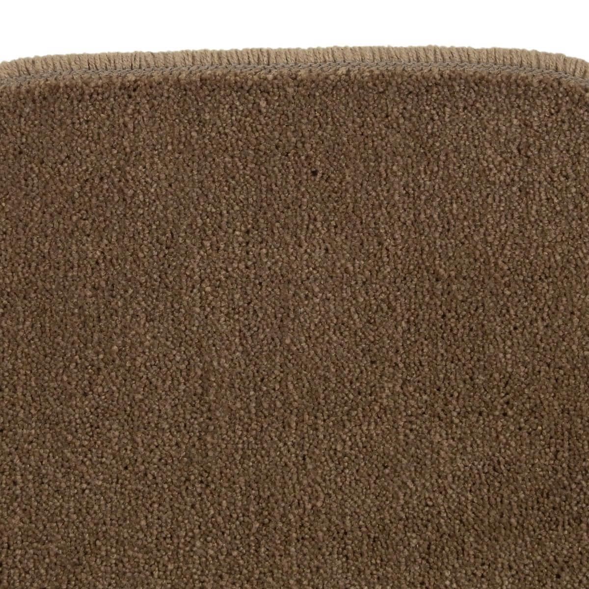 ゆりかご型のココア色バス小さなアクセントマット